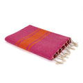 St Tropez - Fouta Bicolore - Rose Fuchsia/Orange