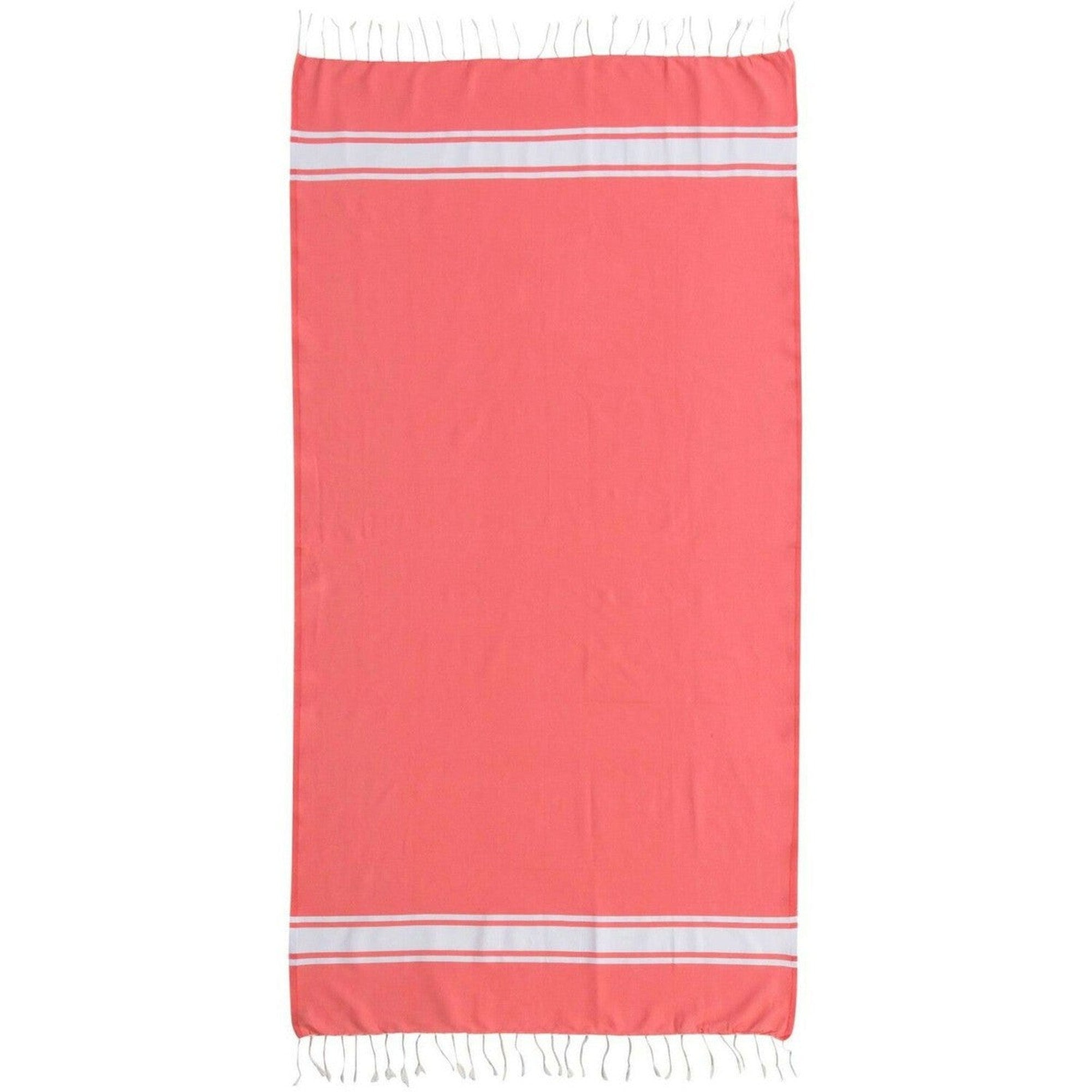 St Tropez - Fouta - Orange Corail