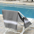 St Tropez - Fouta - Gris Moyen