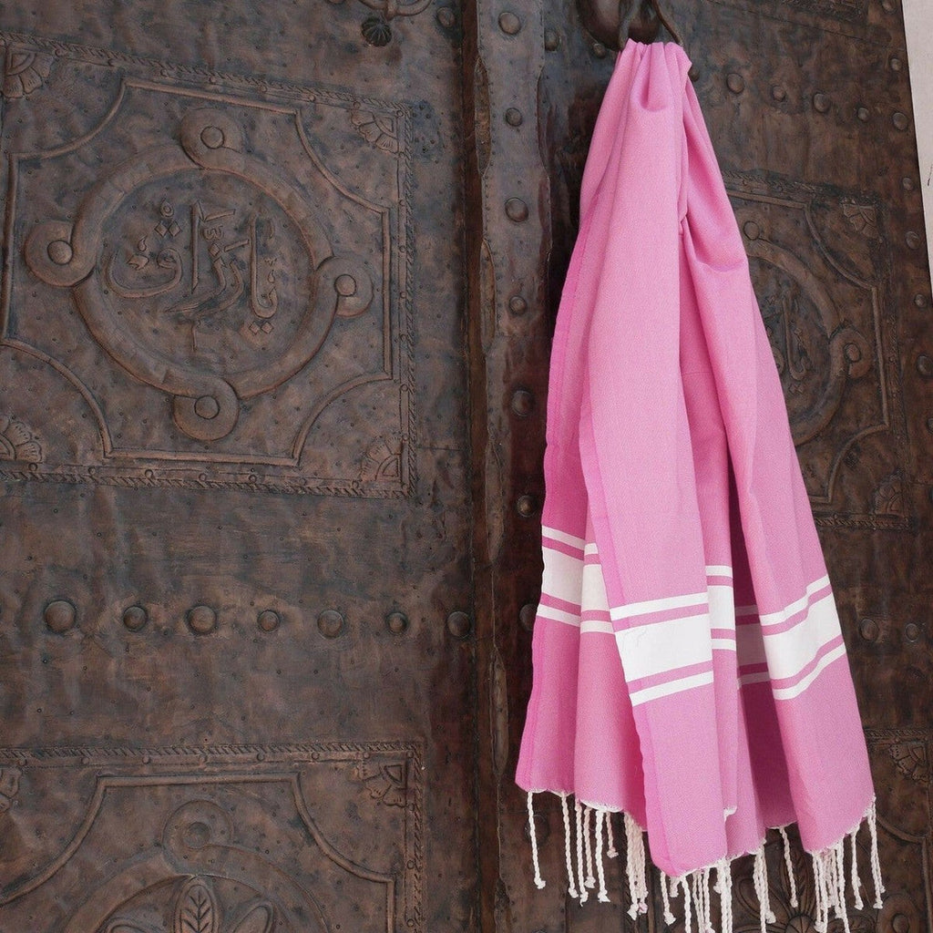 St Tropez - Fouta - Rose Malabar