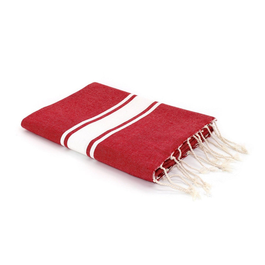 St Tropez - Fouta - Rouge