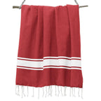 St Tropez - Fouta - Rouge