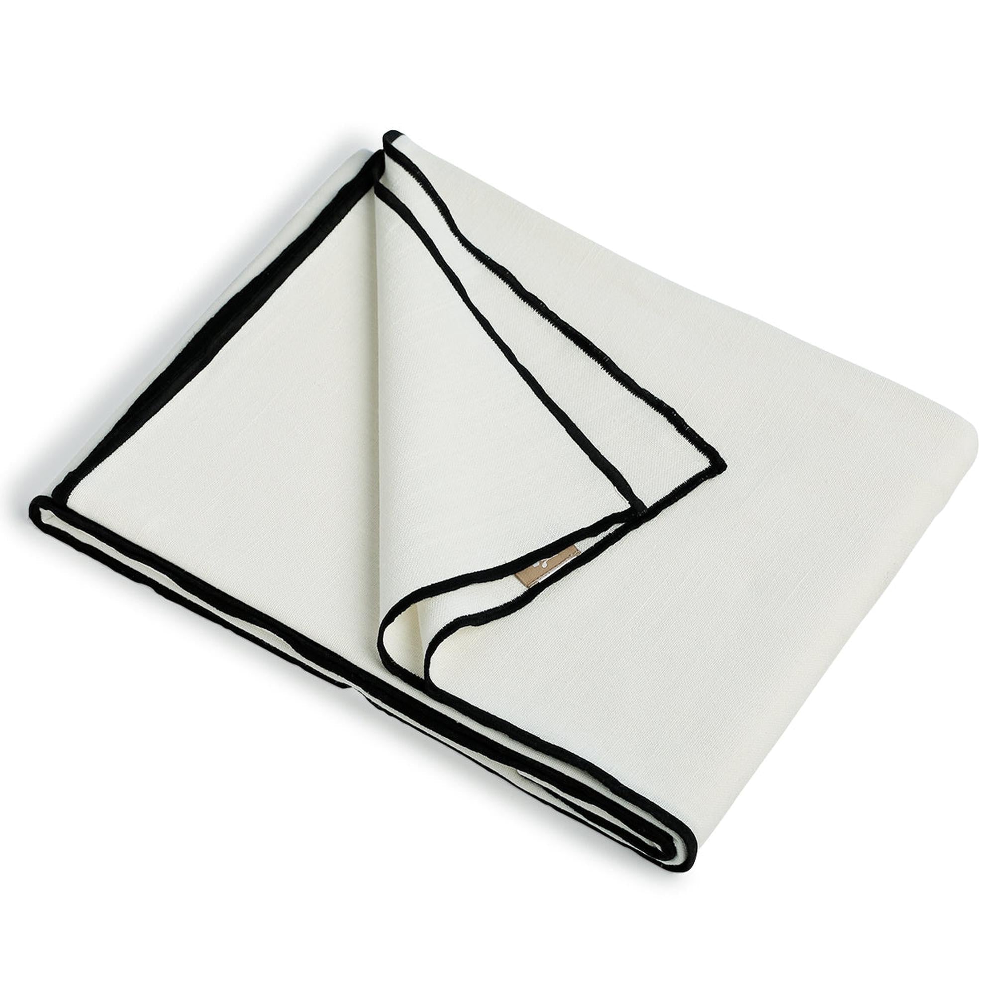 Ernest - Chemin De Table - Blanc/Noir