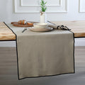 Ernest - Chemin De Table - Naturel/Noir