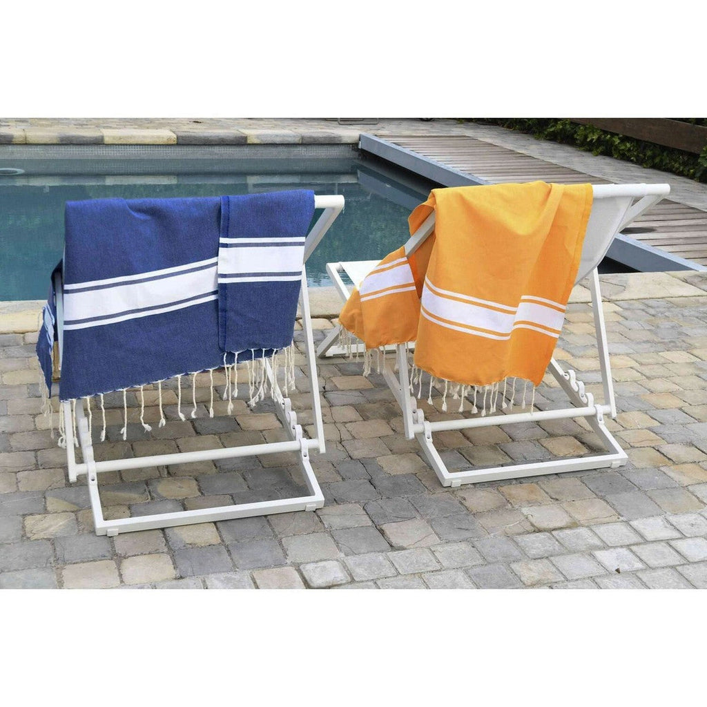St Tropez - Fouta - Bleu Grec