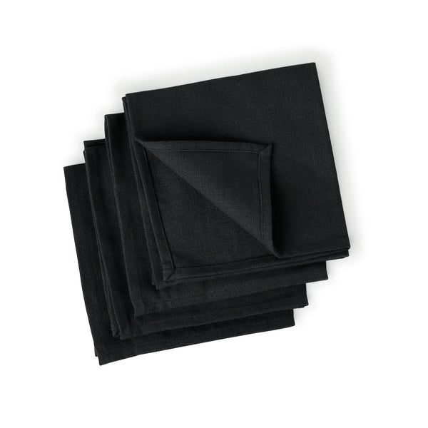 Louis - Lot De 4 Serviettes De Table - Fusain
