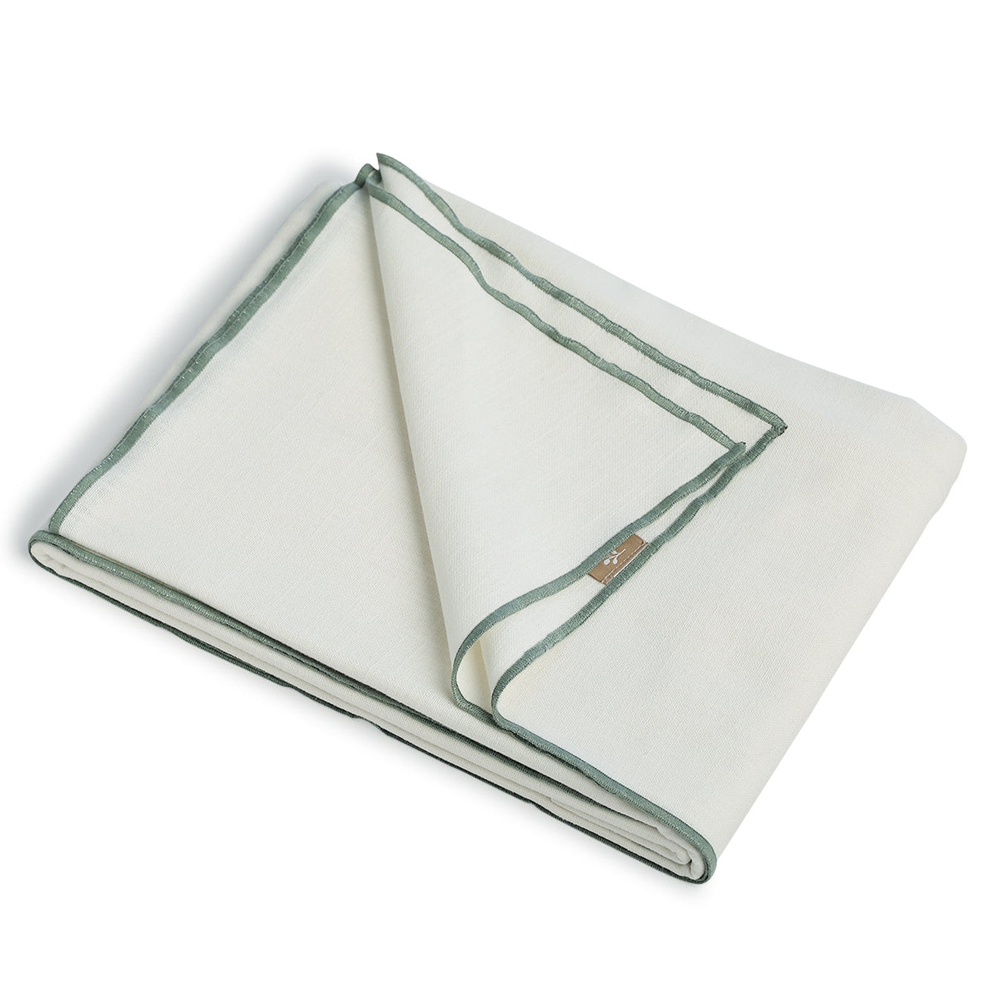 Jules - Nappe - Blanc/Céladon
