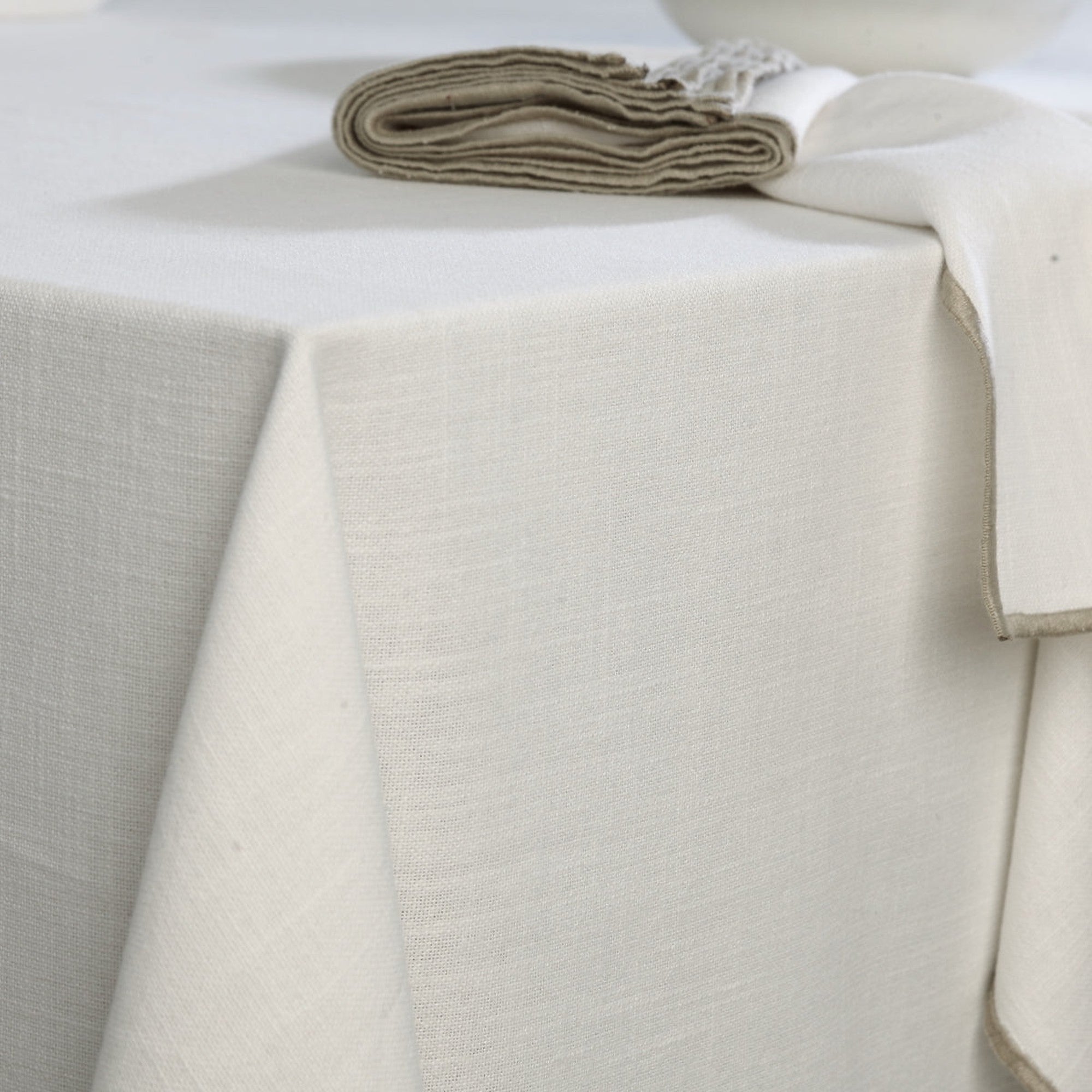 Jules - Nappe - Blanc/Sable