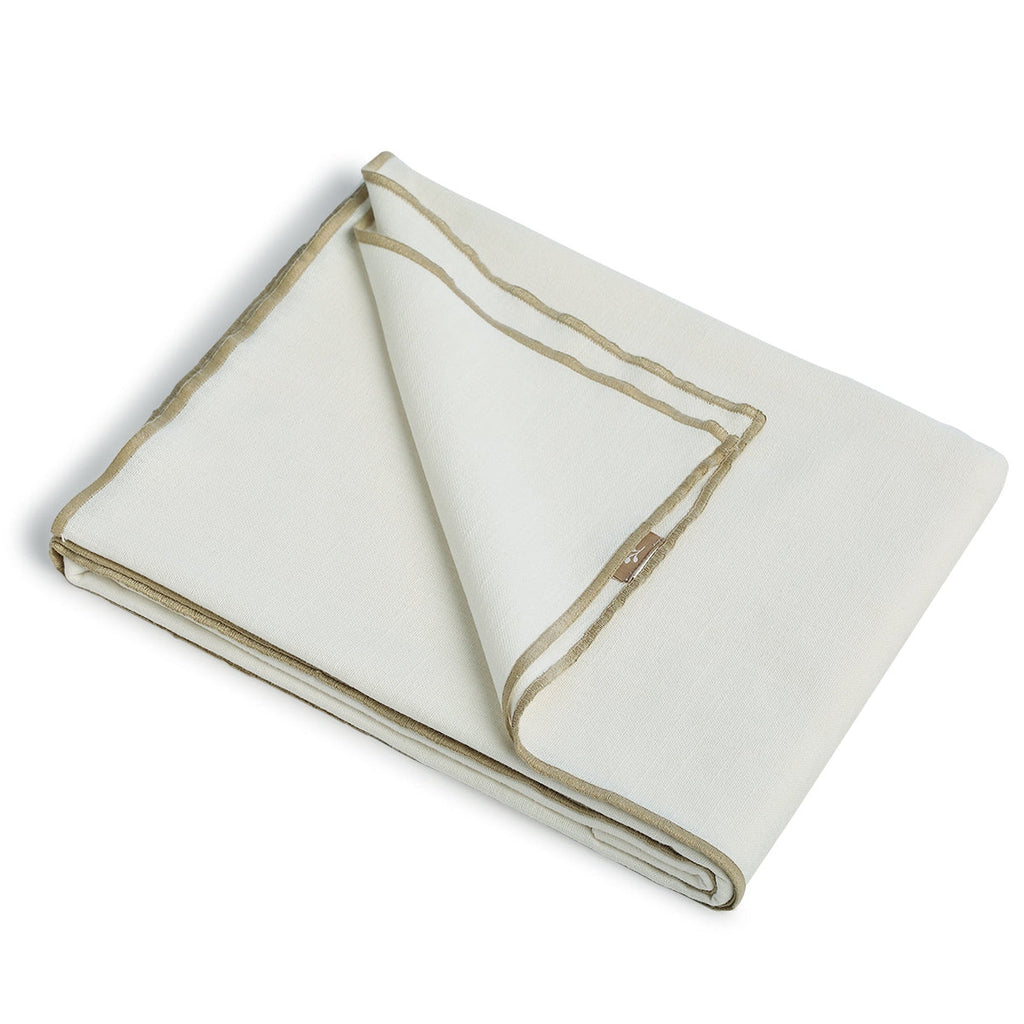 Jules - Chemin De Table - Blanc/Sable