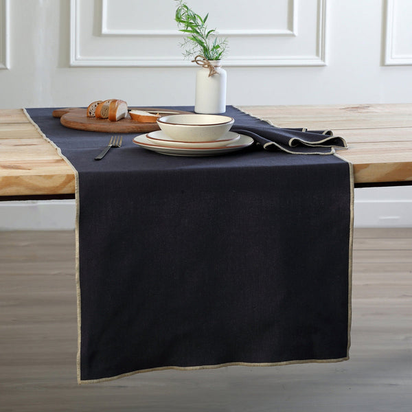 Jules - Chemin De Table - Fusain/Sable