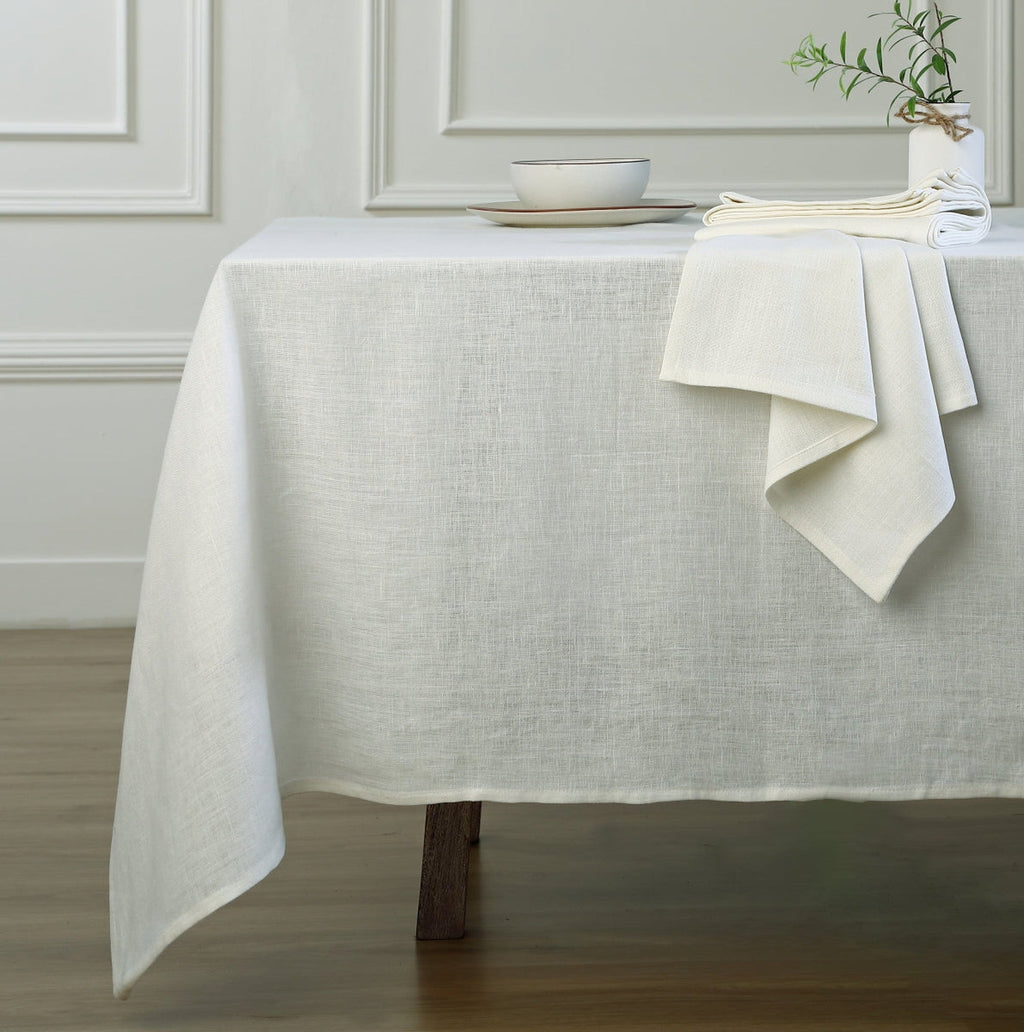 Paul - Lot De 4 Serviettes De Table - Blanc