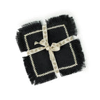 Gabriel - Sous-Verres (X4) - Fusain/Sable