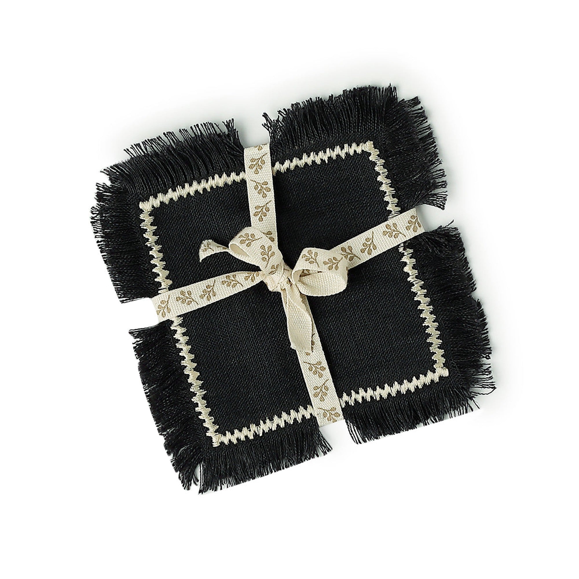 Gabriel - Sous-Verres (X4) - Fusain/Sable