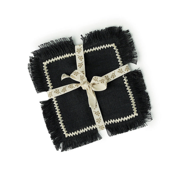 Gabriel - Sous-Verres (X4) - Fusain/Sable