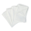Carla - Lot De 4 Serviettes De Table - Blanc
