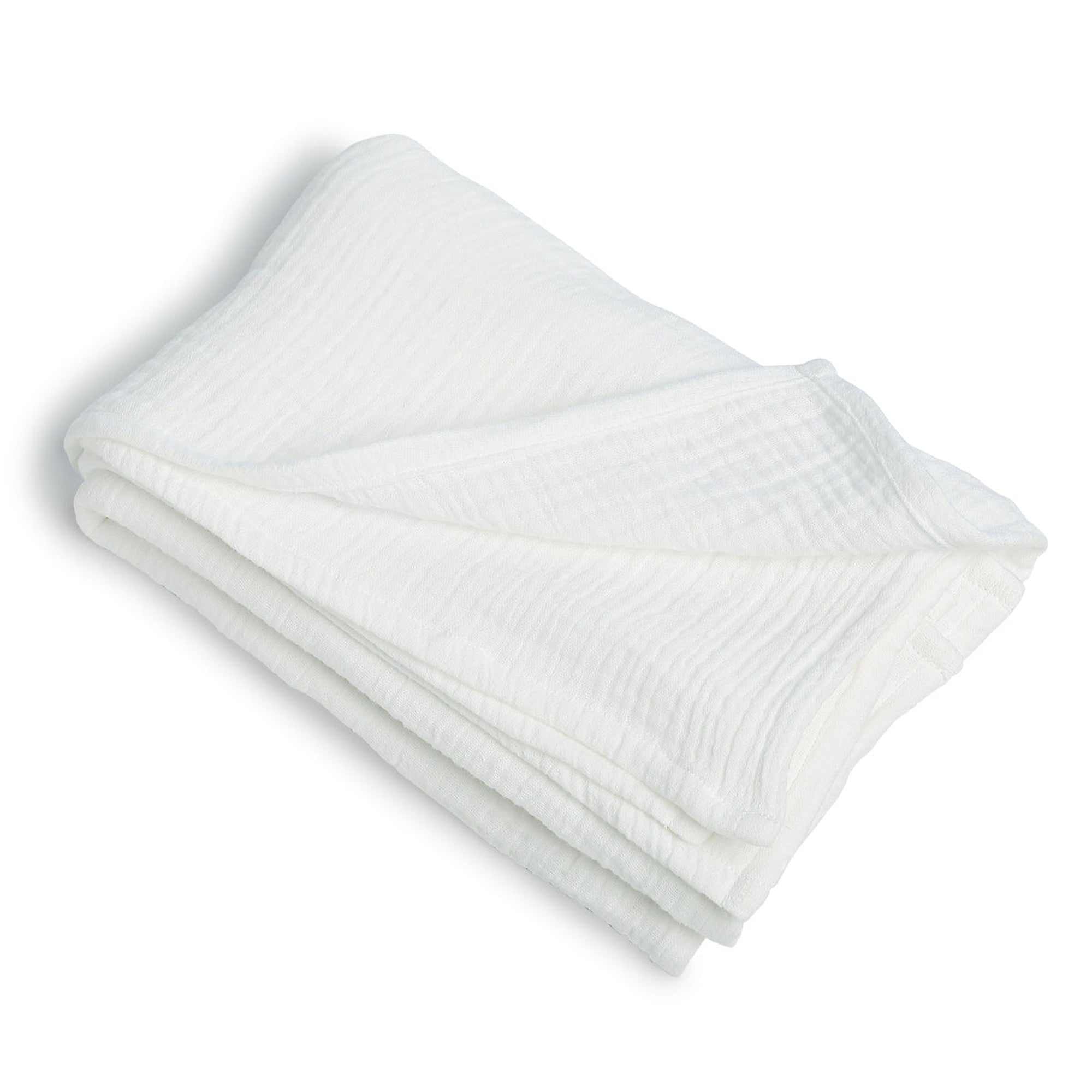 Carla - Lot De 4 Serviettes De Table - Blanc