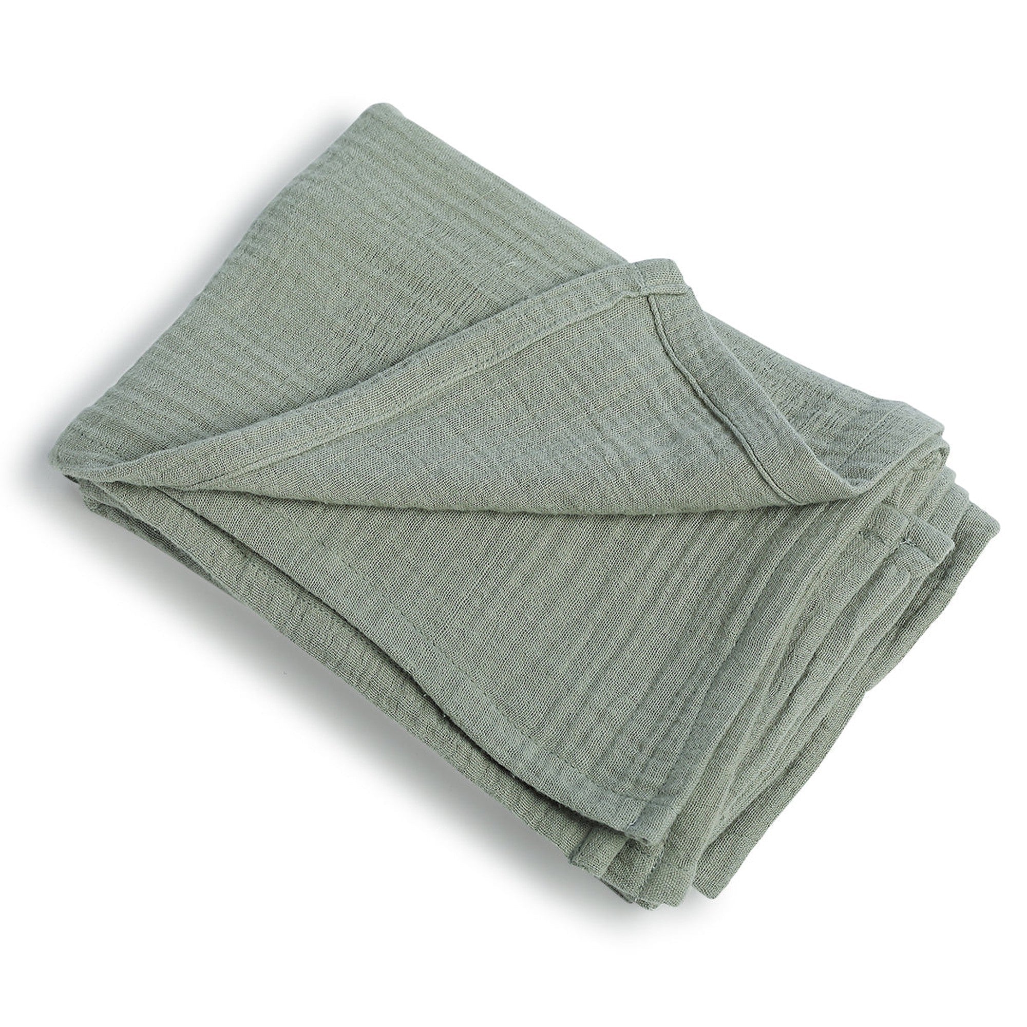 Carla - Lot De 4 Serviettes De Table - Vert Céladon