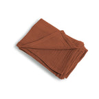 Carla - Lot De 4 Serviettes De Table - Rouge Toscane
