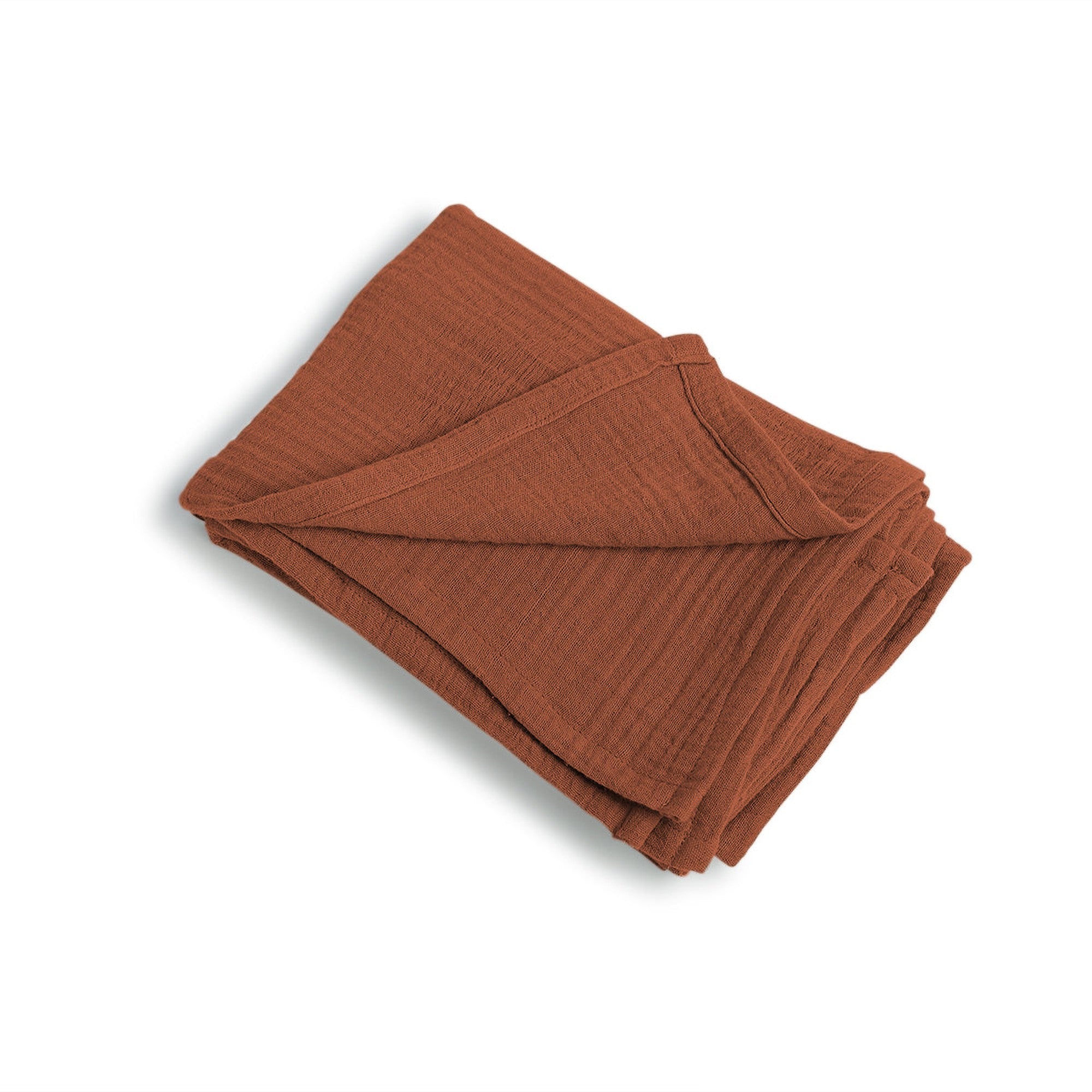 Carla - Lot De 4 Serviettes De Table - Rouge Toscane