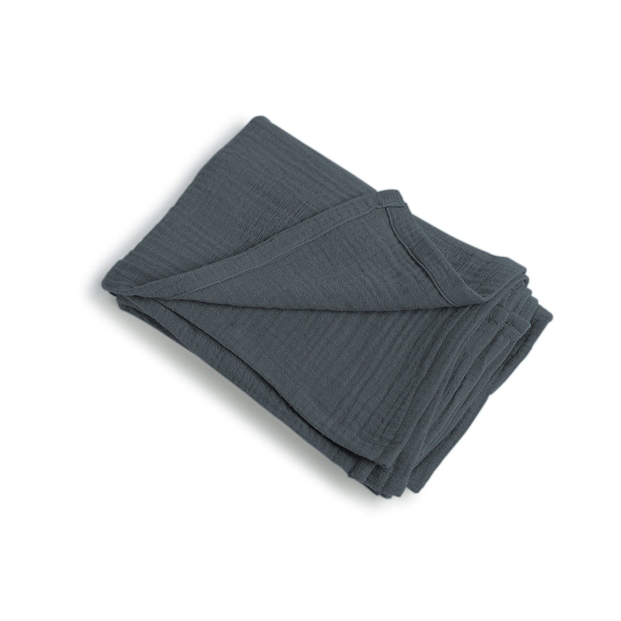 Carla - Lot De 4 Serviettes De Table - Bleu Orage