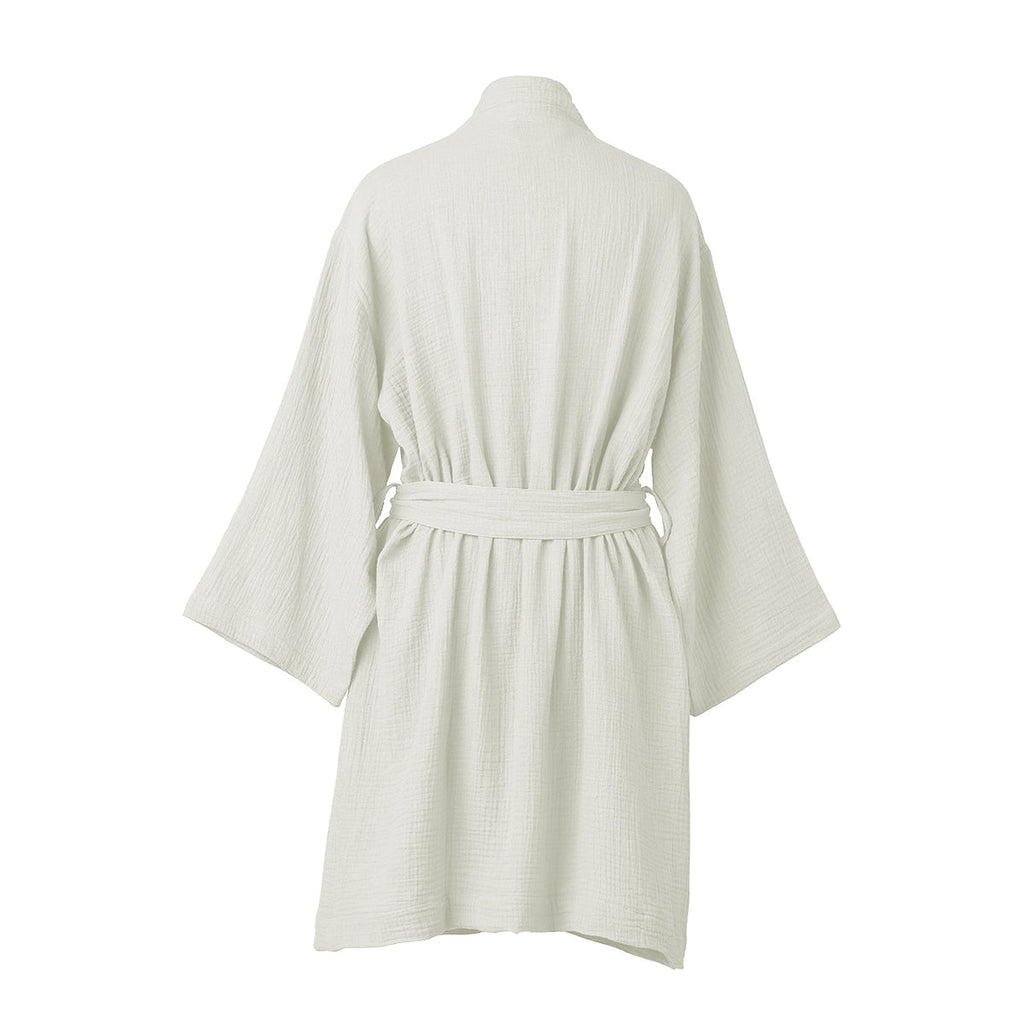 Carla - Peignoir Kimono - Blanc