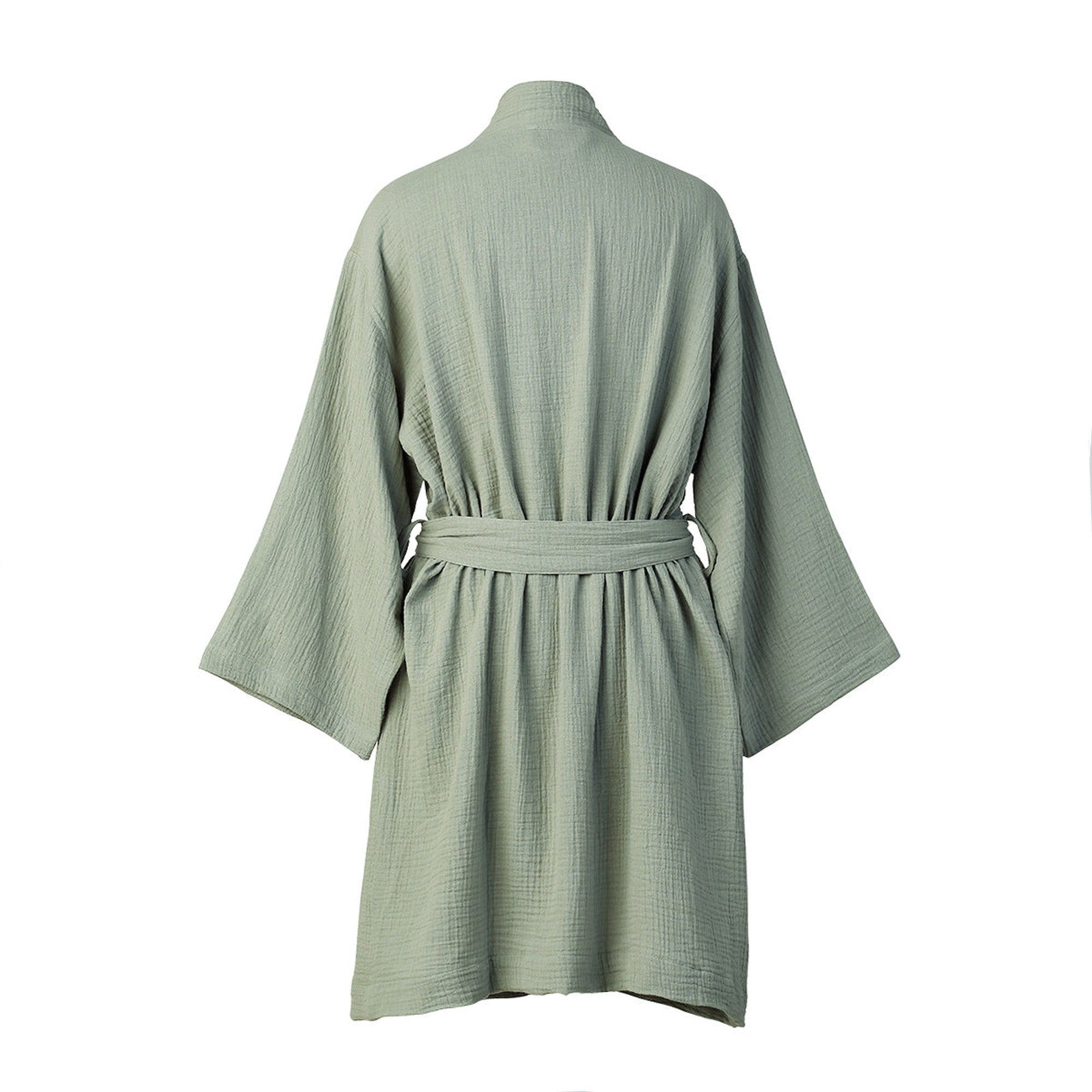 Carla - Peignoir Kimono - Vert Céladon
