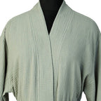 Carla - Peignoir Kimono - Vert Céladon