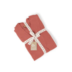 Carla - Peignoir Kimono - Rouge Toscane