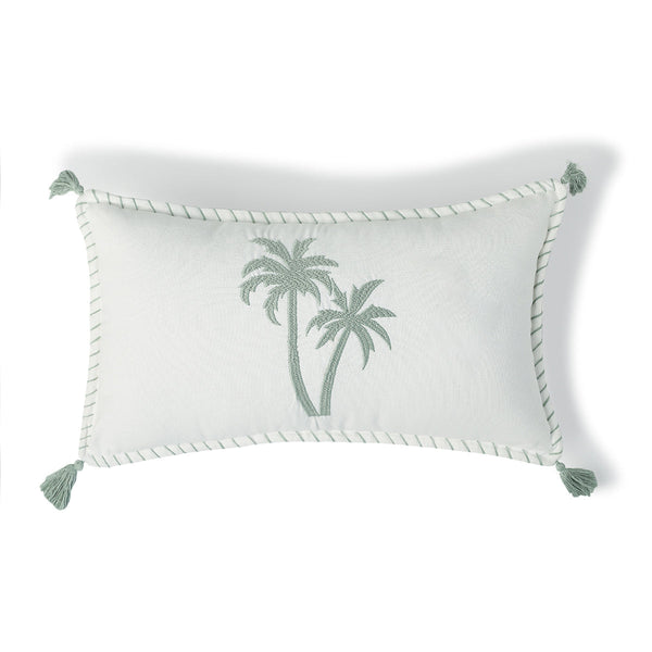 Oasis - Housse De Coussin - Bleu Orage