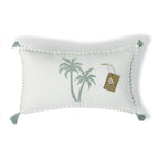 Oasis - Housse De Coussin - Bleu Orage