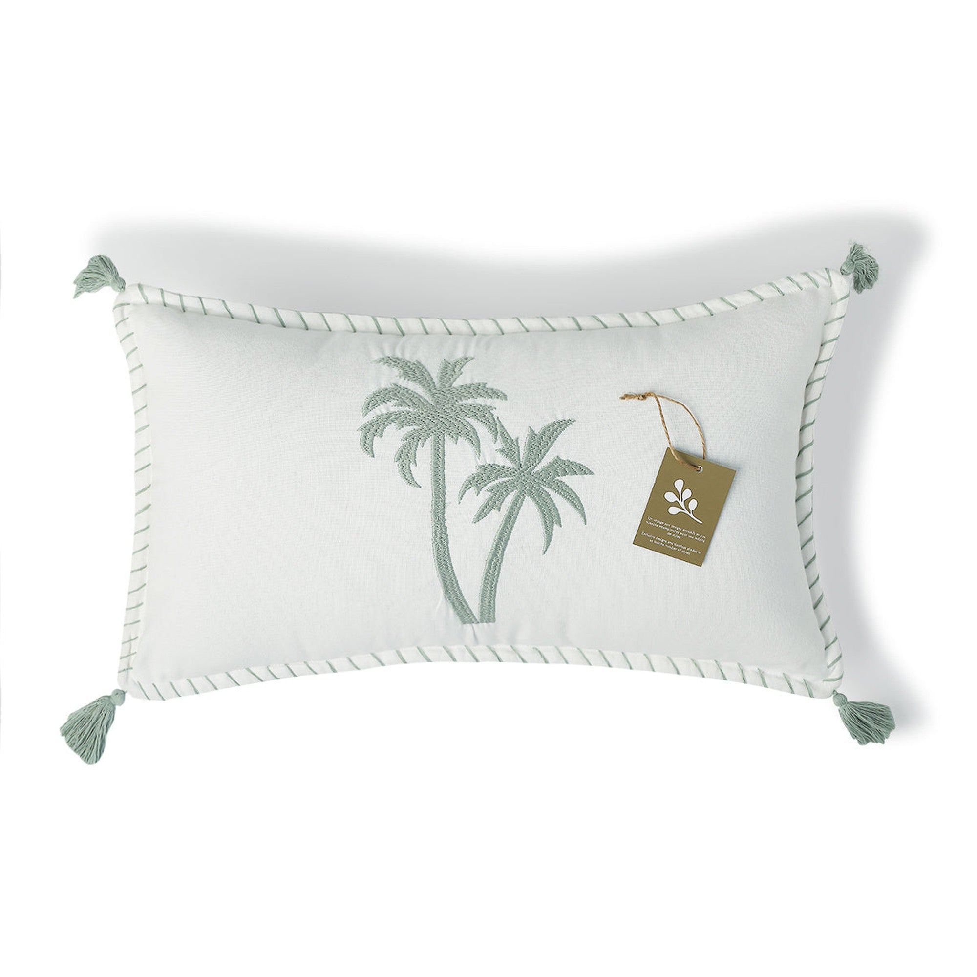 Oasis - Housse De Coussin - Bleu Orage