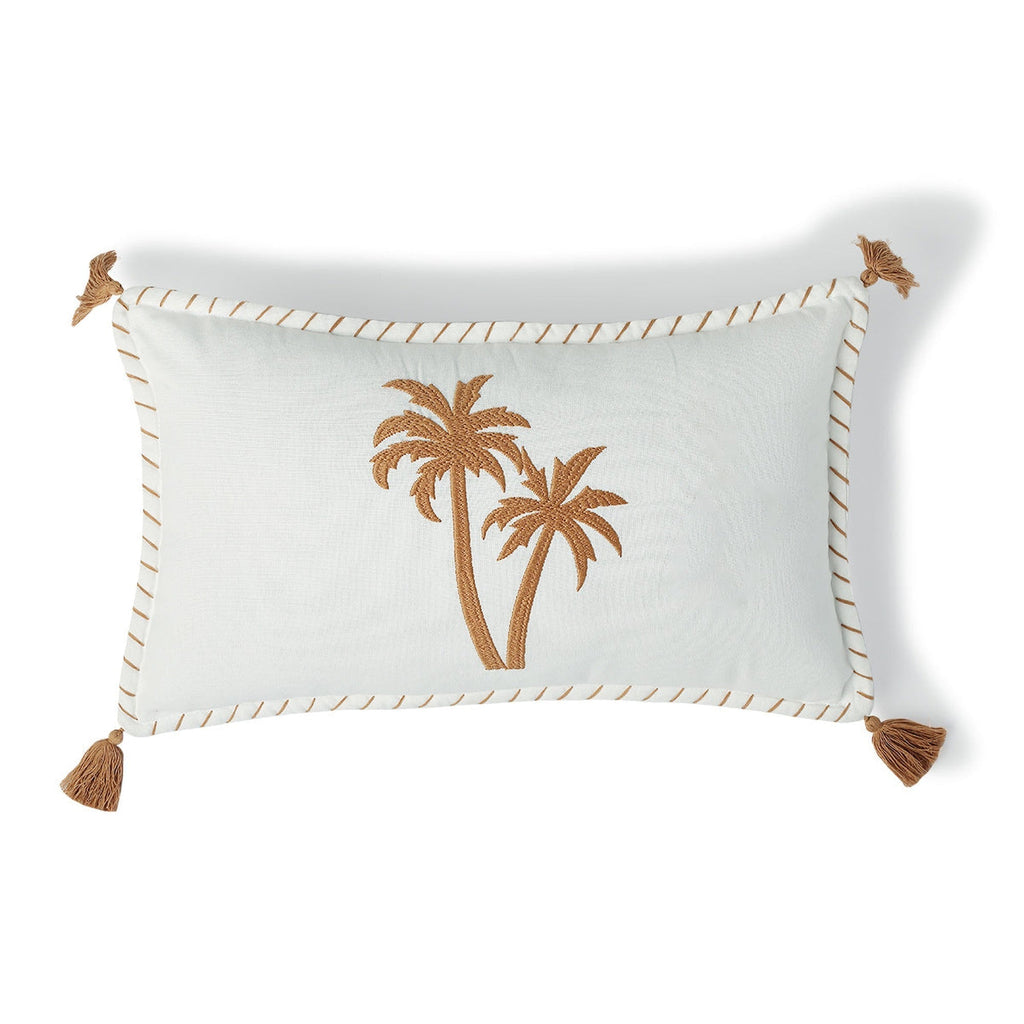 Oasis - Housse De Coussin - Terre De Sienne