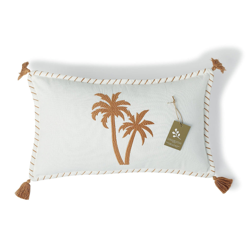 Oasis - Housse De Coussin - Terre De Sienne