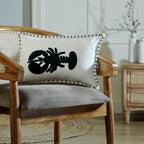 Lobster - Housse De Coussin - Bleu Marine