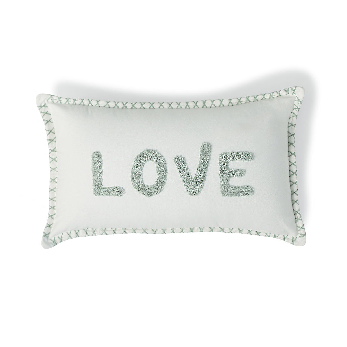 Xlove - Housse De Coussin - Bleu Glacier