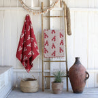 Homard - Fouta Jacquard - Rouge