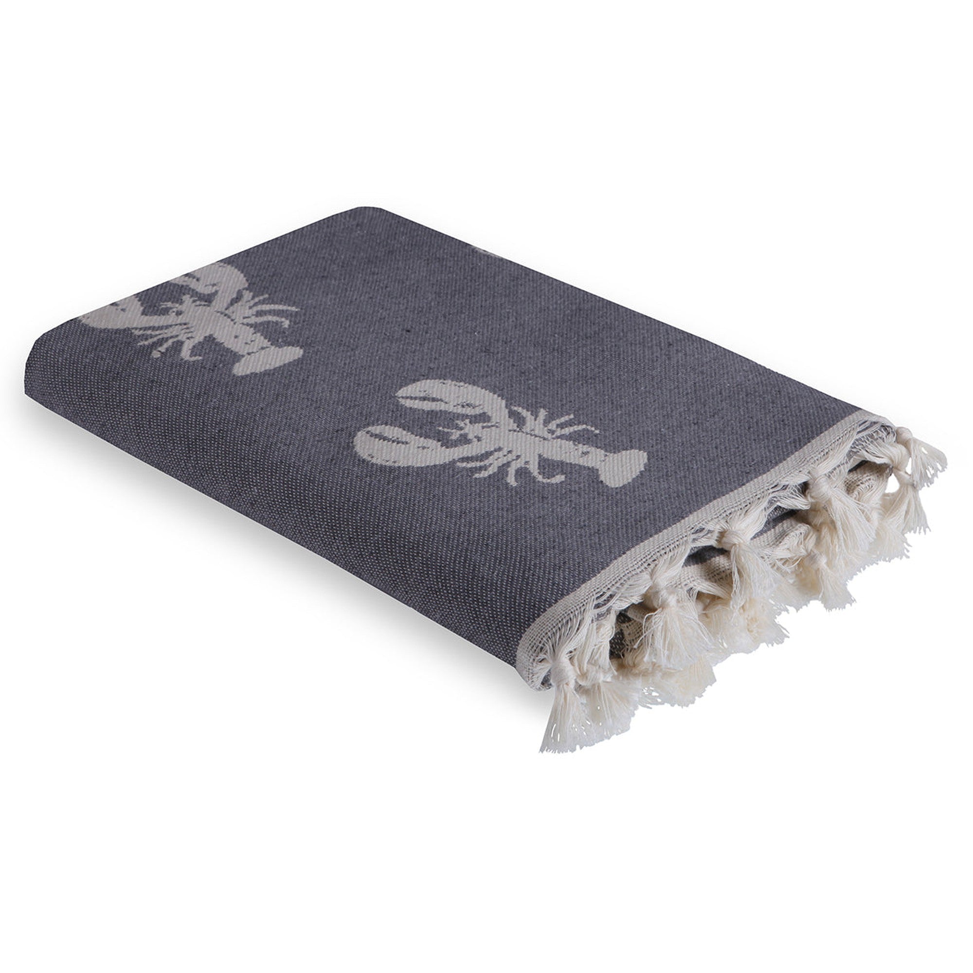 Homard - Fouta Jacquard - Gris Moyen