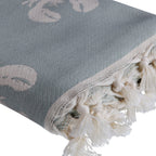 Homard - Fouta Jacquard - Vert D'Eau