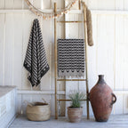 Cabana - Fouta Jacquard - Noir