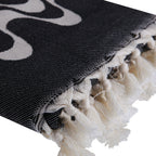 Cabana - Fouta Jacquard - Noir