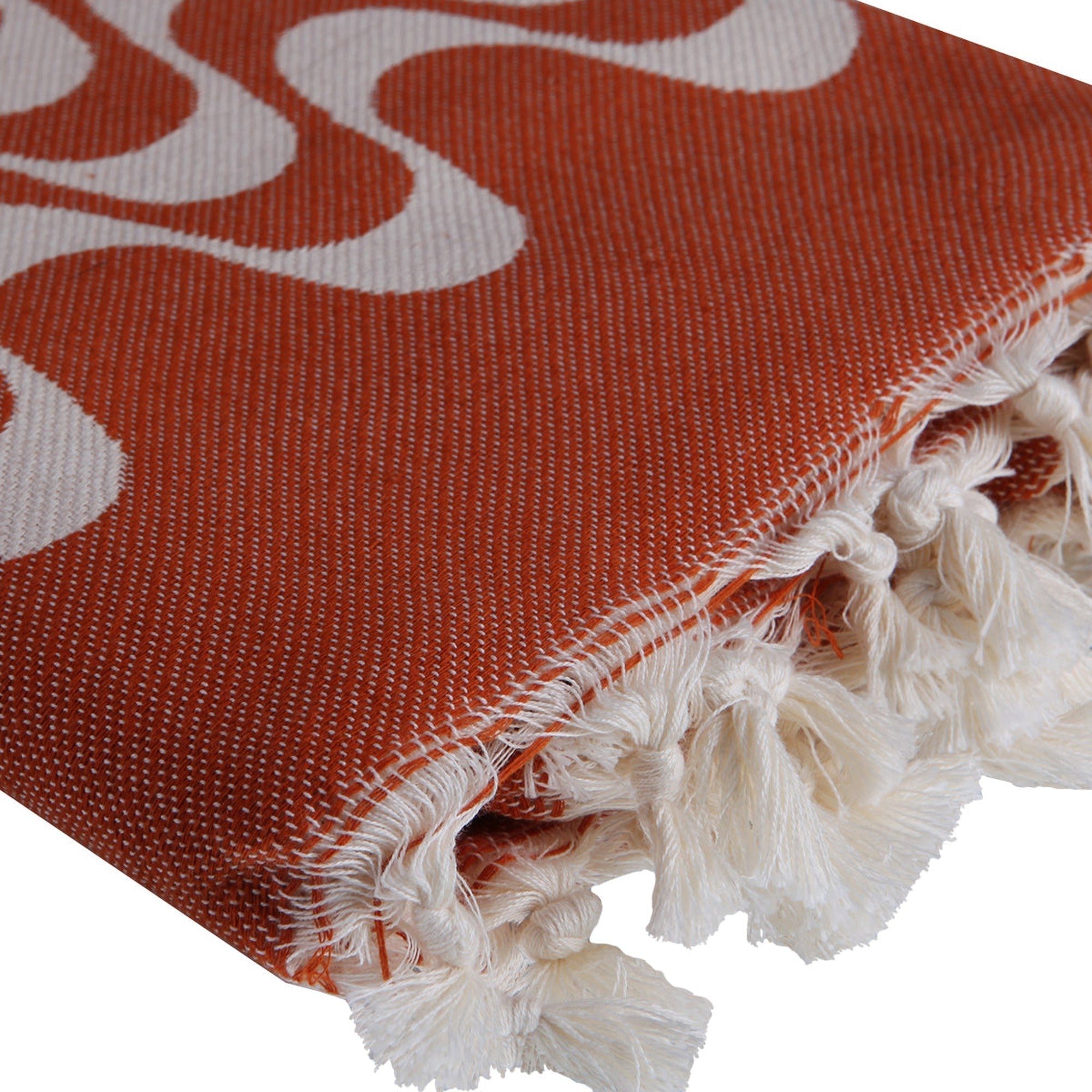 Cabana - Fouta Jacquard - Terracotta
