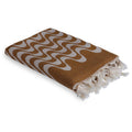 Cabana - Fouta Jacquard - Jaune Moutarde