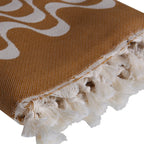 Cabana - Fouta Jacquard - Jaune Moutarde