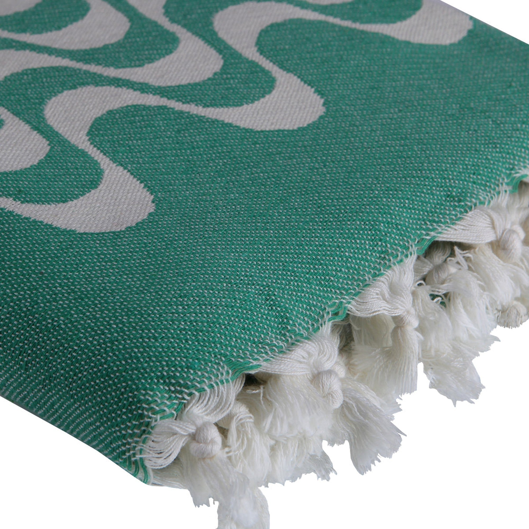 Cabana - Fouta Jacquard - Vert Brésil