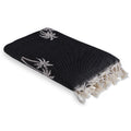 Palmier - Fouta Jacquard - Noir