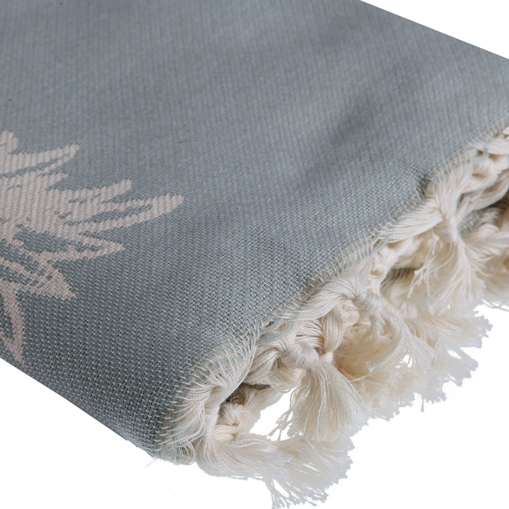 Ananas - Fouta Jacquard - Vert D'Eau