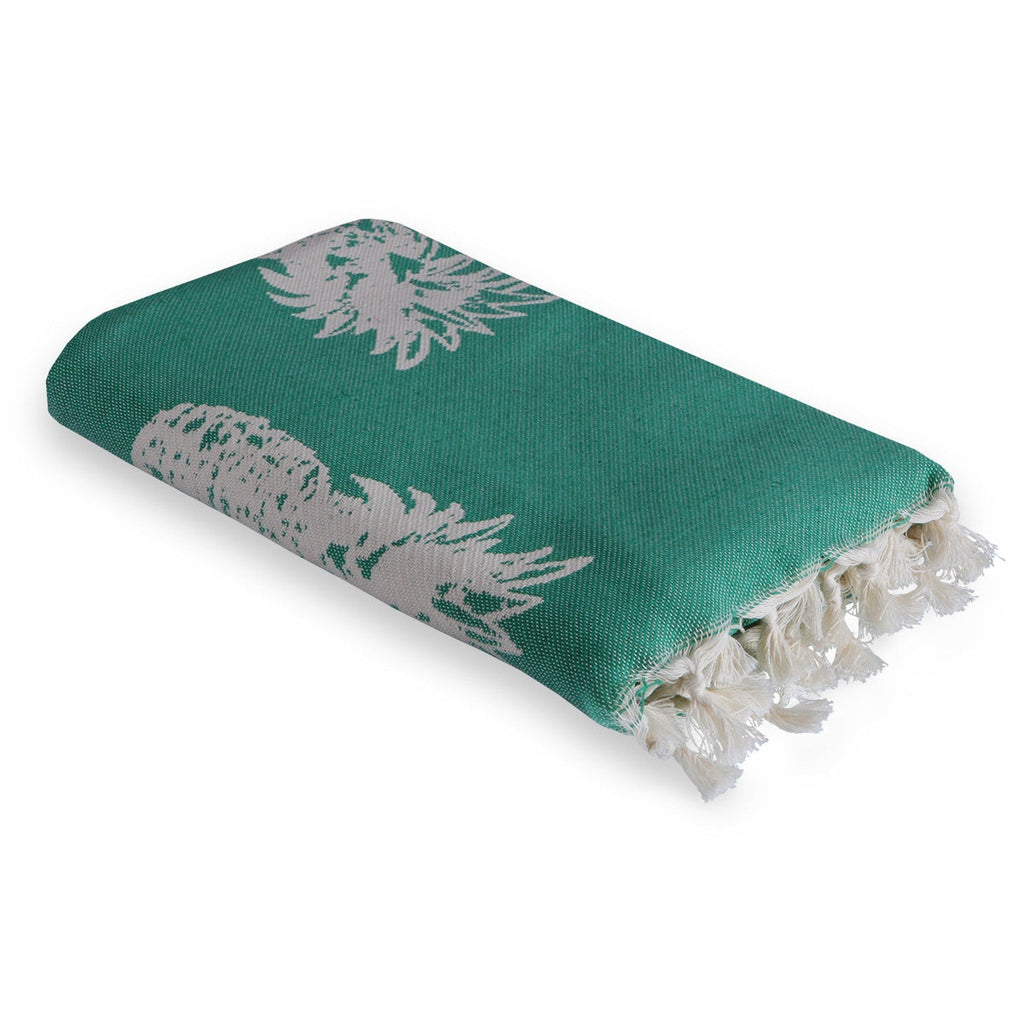 Ananas - Fouta Jacquard - Vert Brésil