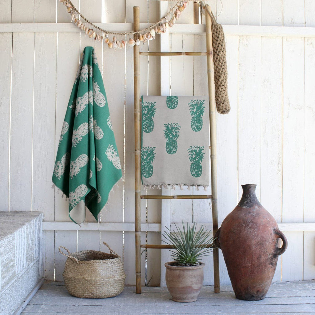 Ananas - Fouta Jacquard - Vert Brésil