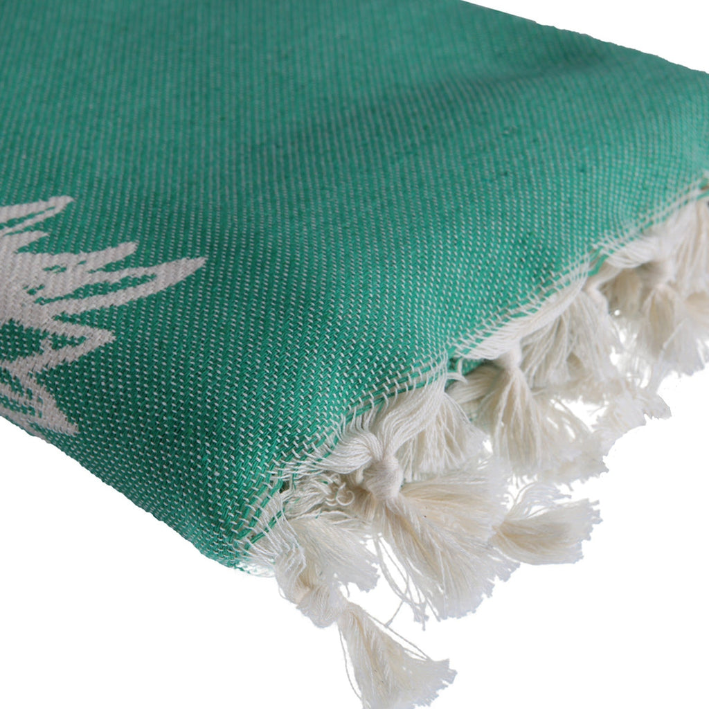Ananas - Fouta Jacquard - Vert Brésil