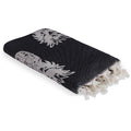 Ananas - Fouta Jacquard - Noir